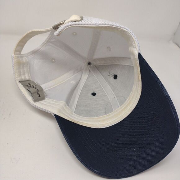 Crooked Stick Mens 2009 U.S. Senior Open Slideback Hat White Blue Adjustable - Picture 10 of 13